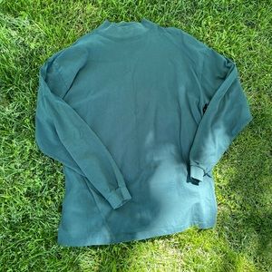 Green Eddie Bauer Tall and Large Crewneck Long Sleeve
